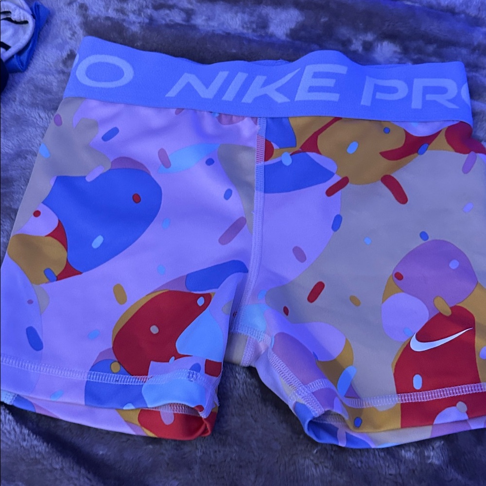 Nike Pro Multicolor Abstract Shorts